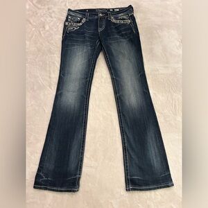 Miss Me Signature Rise Boot Cut Jeans Size 30